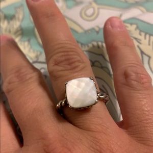 Pandora mother of pearl ring